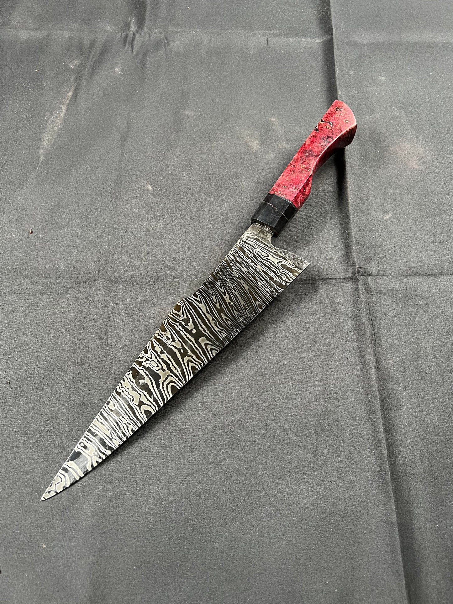 Twist Damascus French Knife
