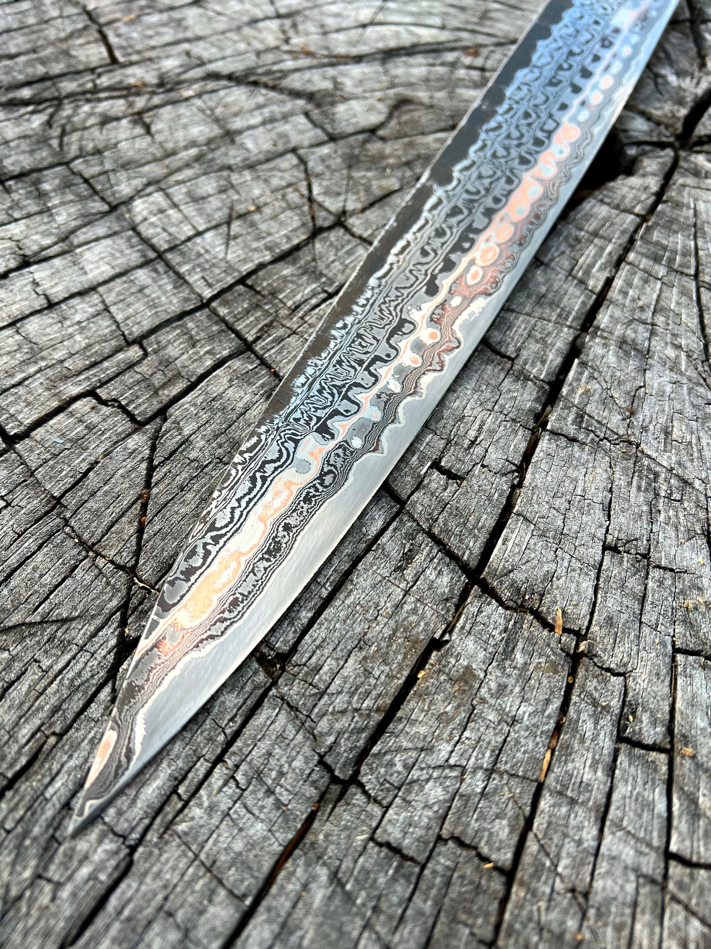 Double Damascus Cumai Sujihiki