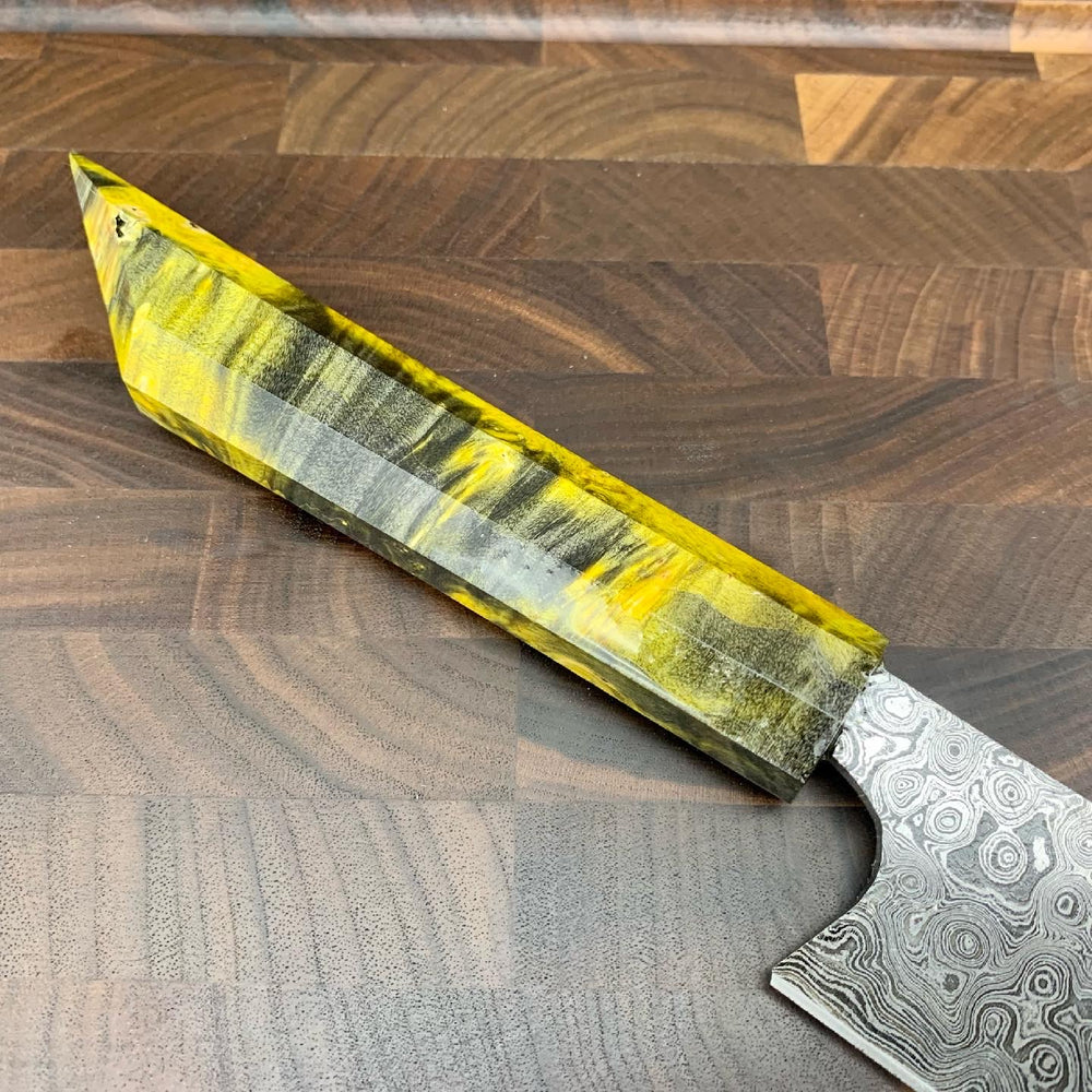 Raindrop Damascus Petty Knife