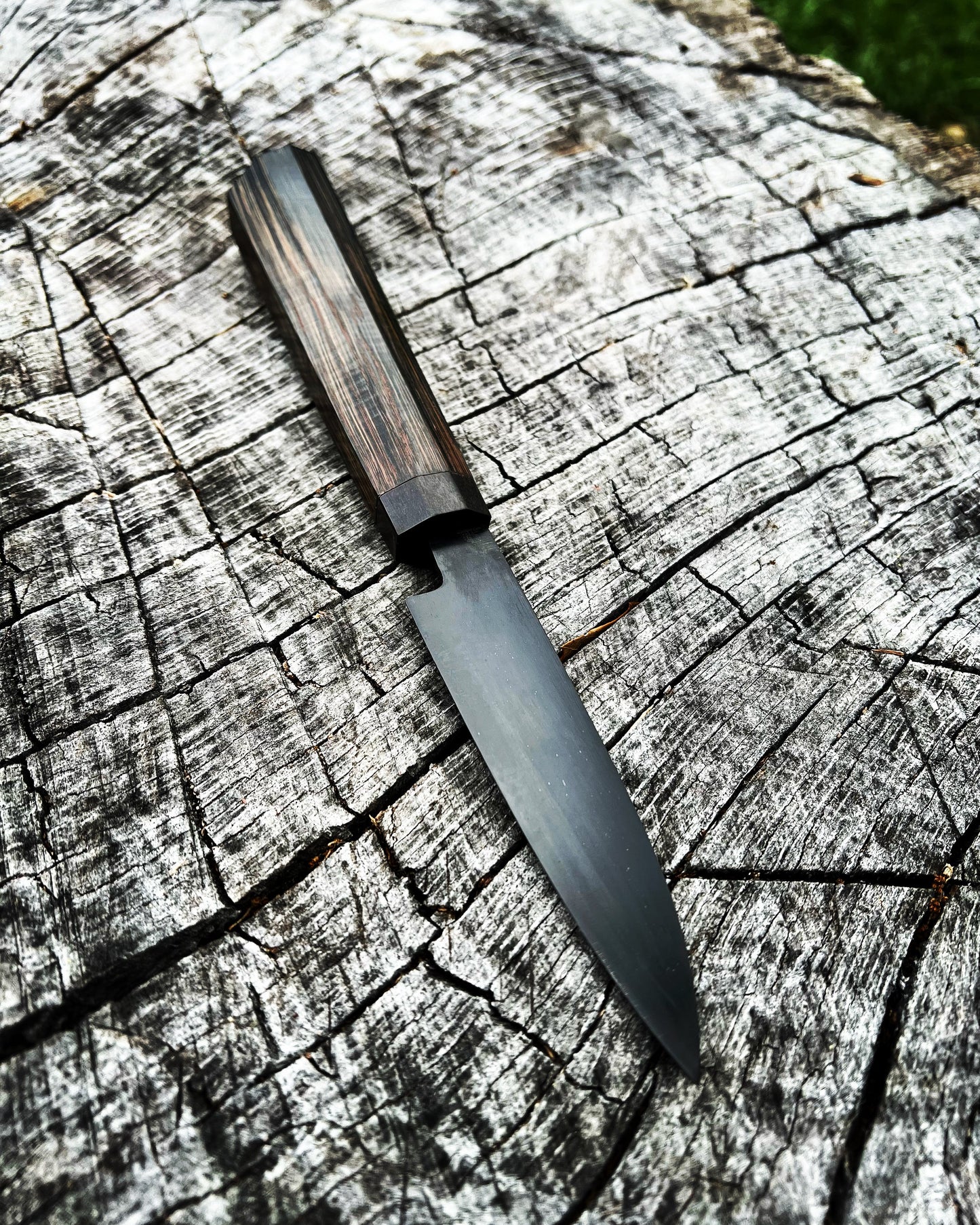 Ancient Bog Oak High Carbon Paring Knife